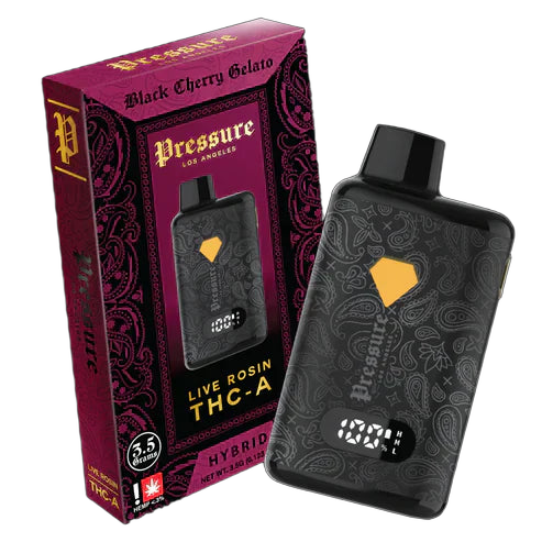 Pod THC Pressure LA • Gelato de Cereja Preta | Híbrido - PREMIUM THC-A 3.5G